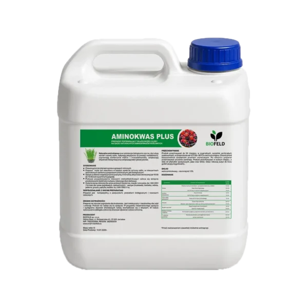 Aminokwas Plus - 5l Mikrobiologiczny preparat poprawiający wzrost roślin | Biofeld
